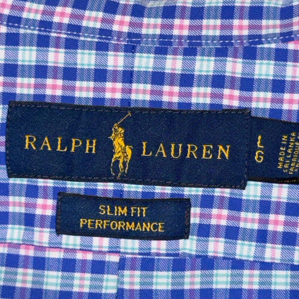 Ralph Lauren Large Slim Fit Checkered Shirt - Picture 5 of 7